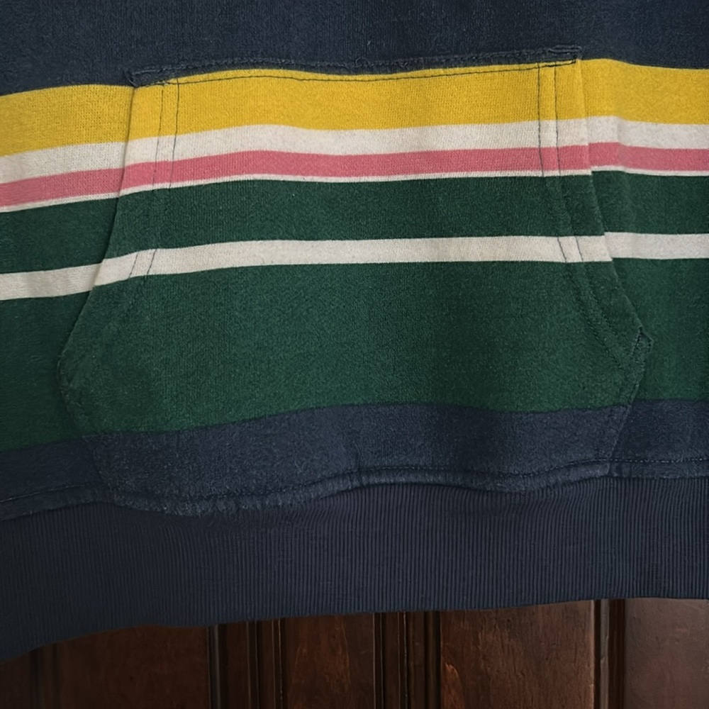 Nordstrom Striped Half-Zip Kids Sweatshirt - Picture 4 of 5